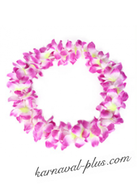Ожерелье гавайское Лепестки фиолетовые